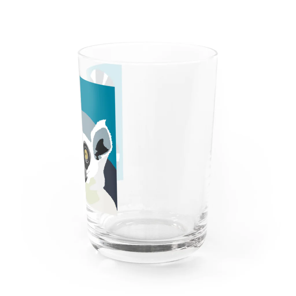 おさるのお店のワオキツネザル ノーマルver Water Glass :right