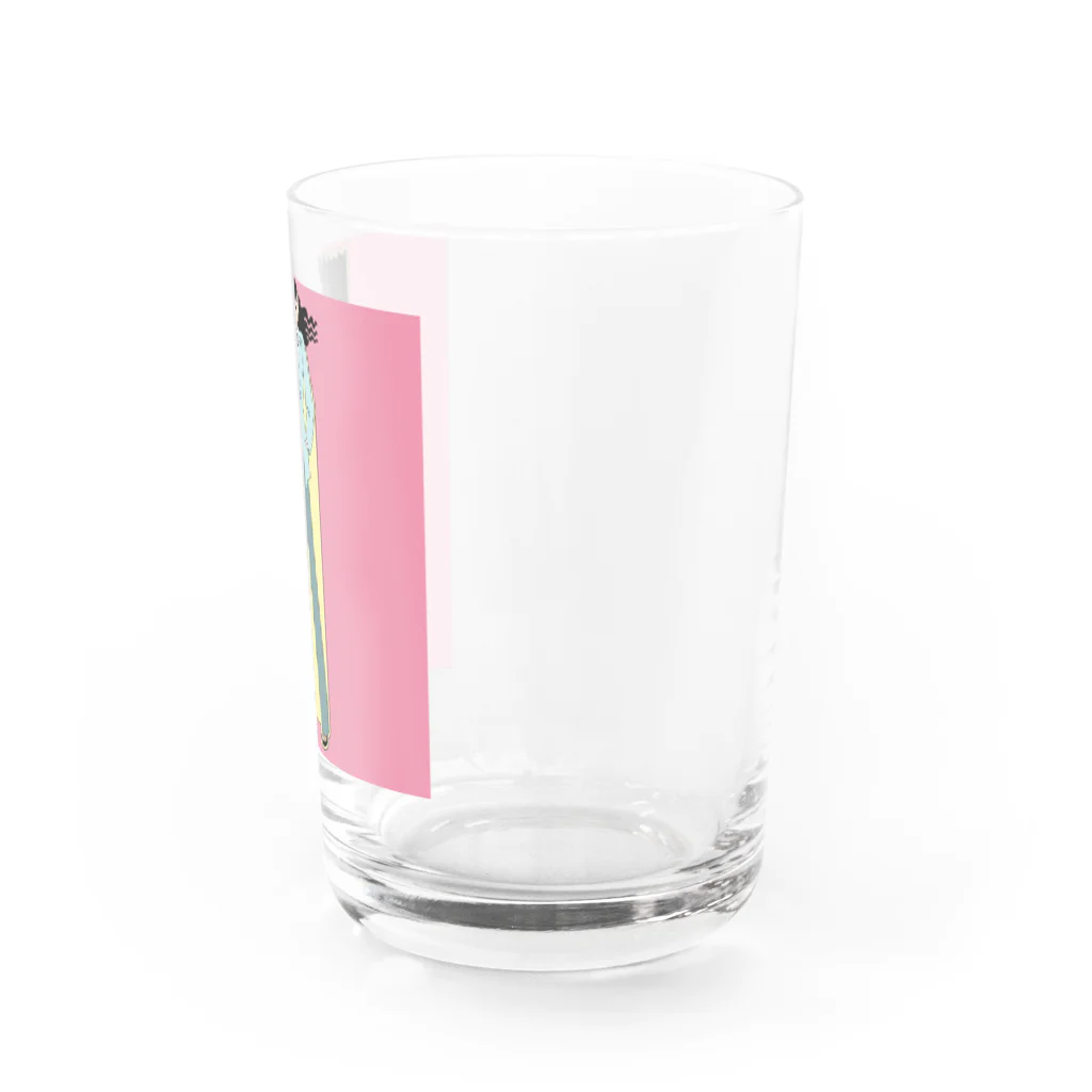 Ksukeのレトロガール Water Glass :right