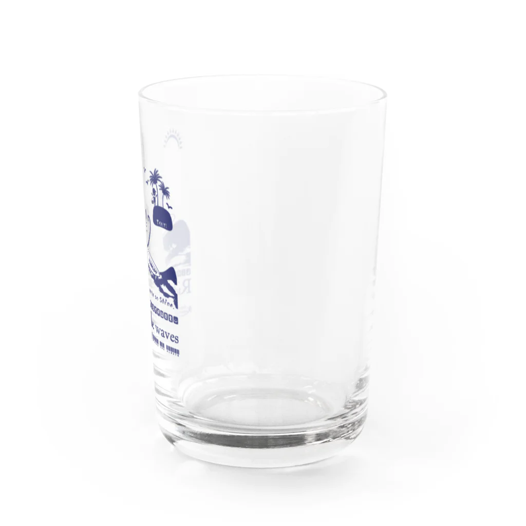 かにゃんクリエイトのRide on the Wave Water Glass :right