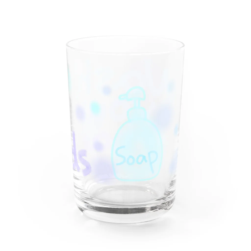 shop reikaの手洗いしようWash your hands Water Glass :right