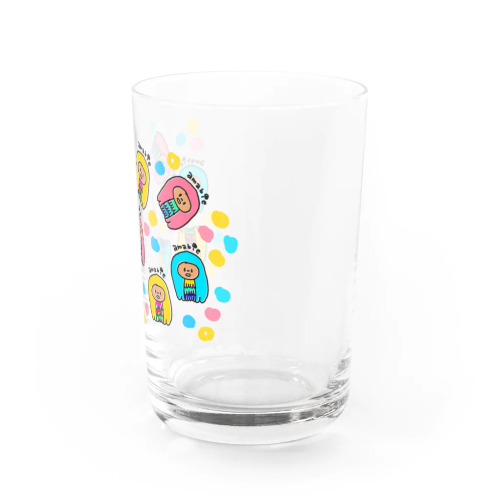 モンスターパークのアマビエちゃん Water Glass :right