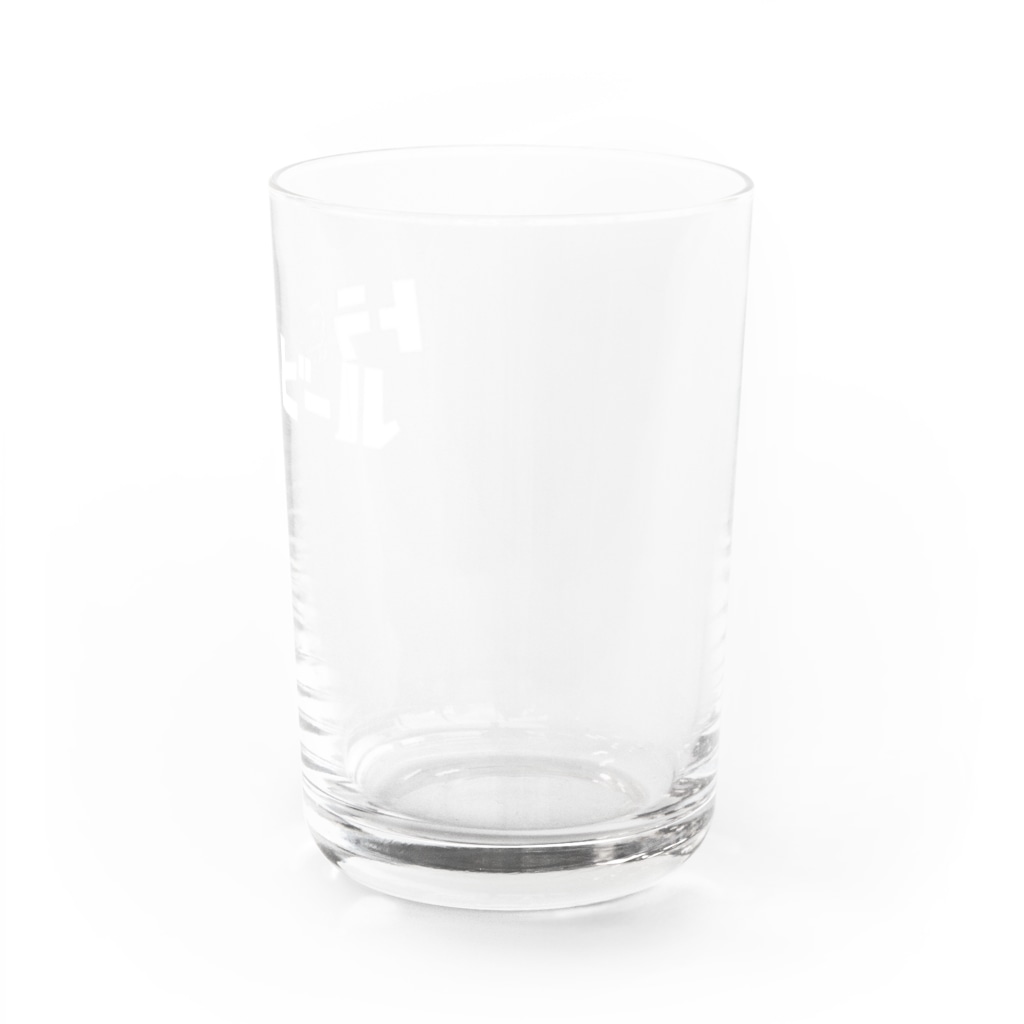 サエタロのお店/SUZURI店のトラChanビール-white Water Glass :right