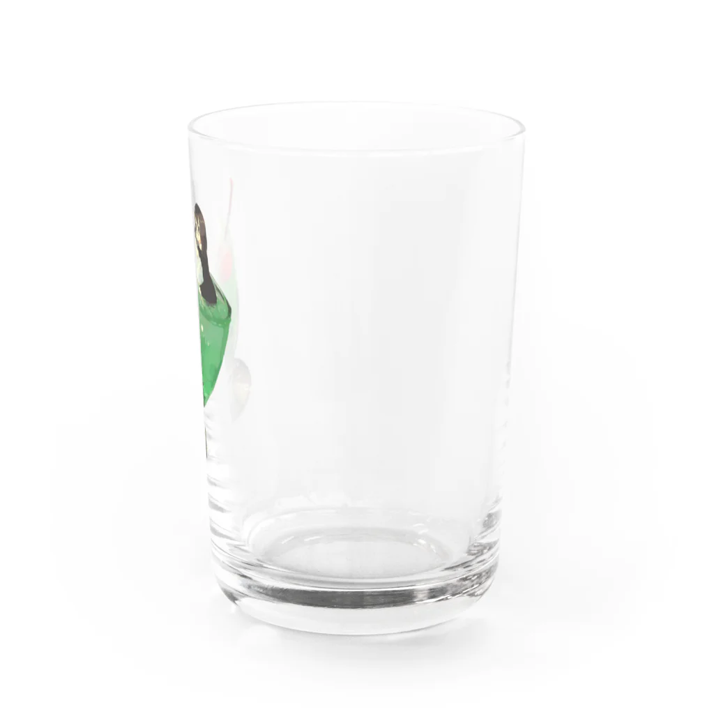 よしはらヨシのクリームソーダちゃん Water Glass :right