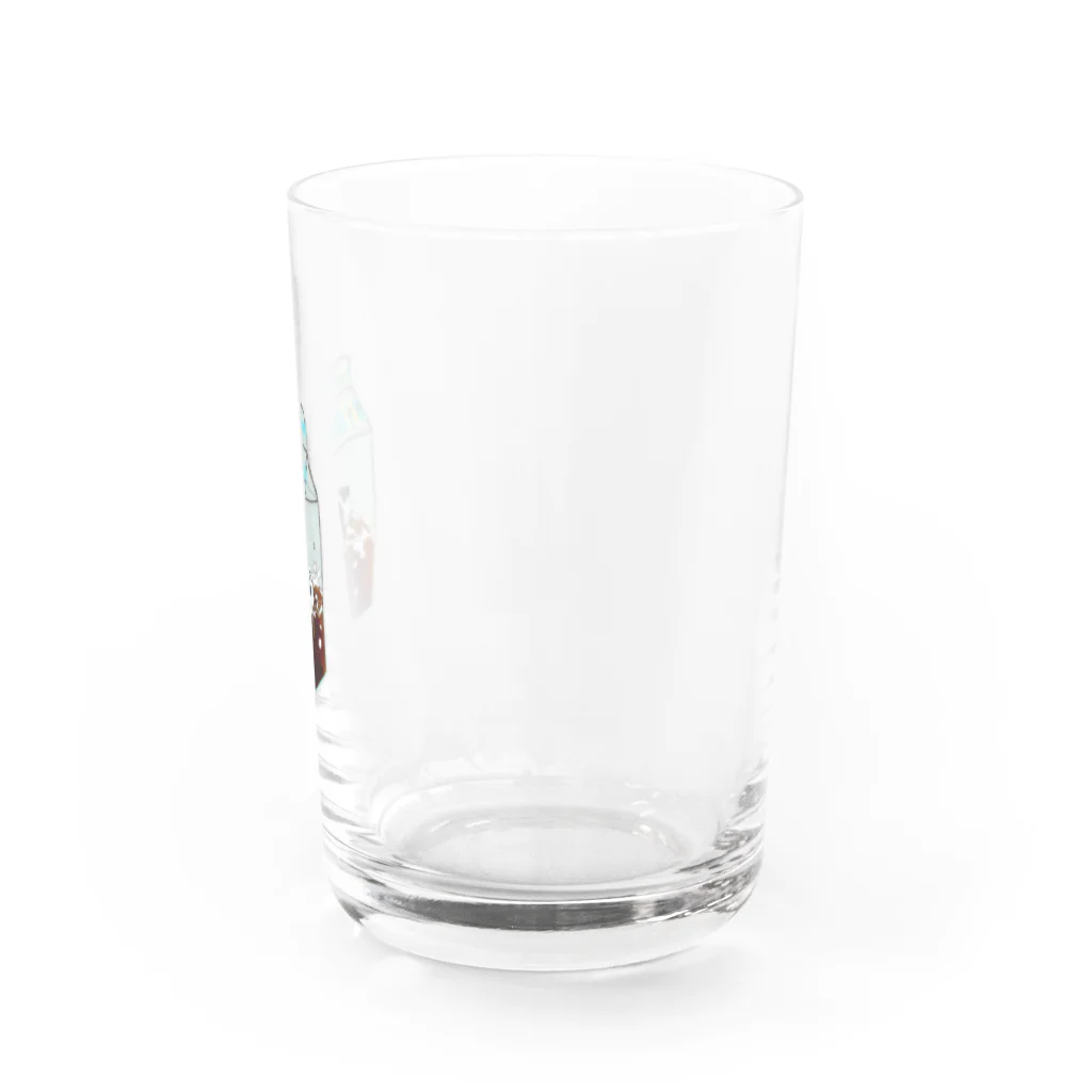 ねむさぴえんすの乳牛こーひー Water Glass :right