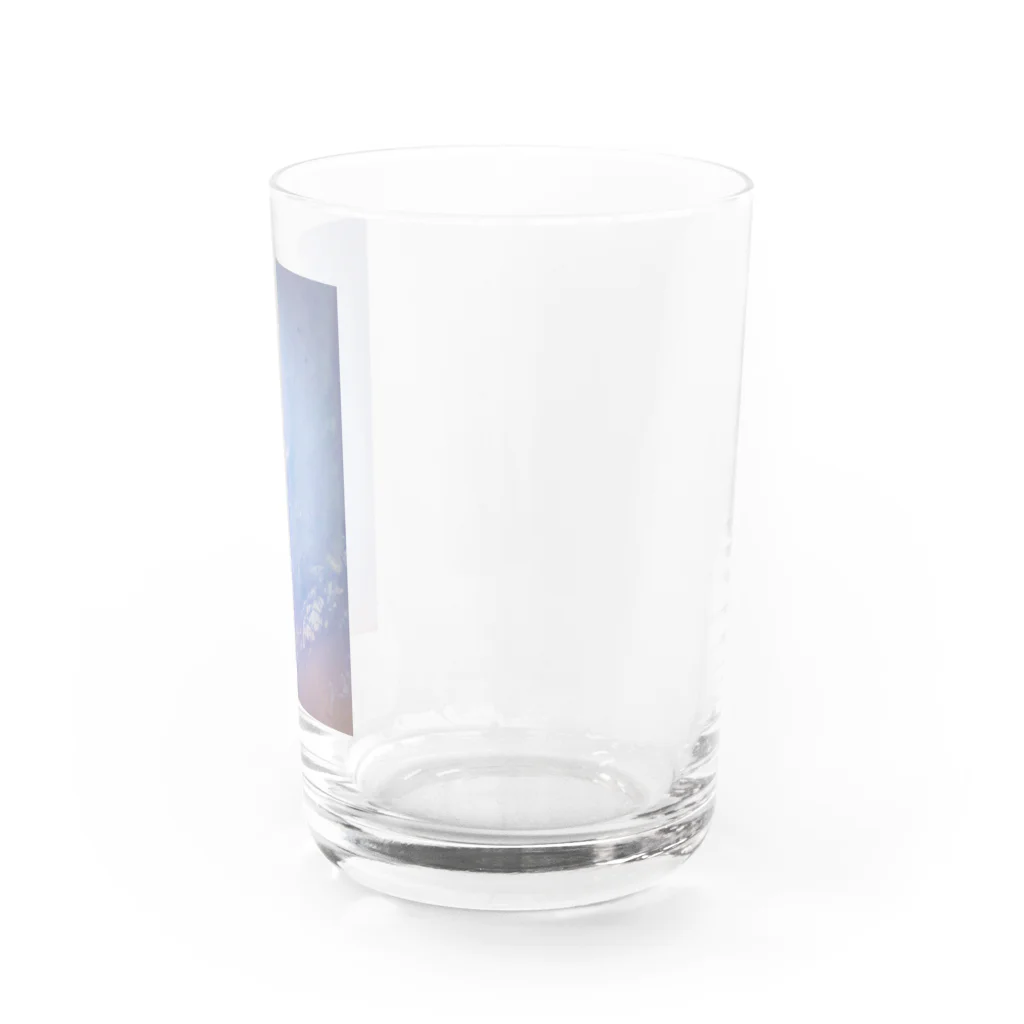 〰️➰わにゃ屋さん➰〰️のくしゃくしゃクリア Water Glass :right