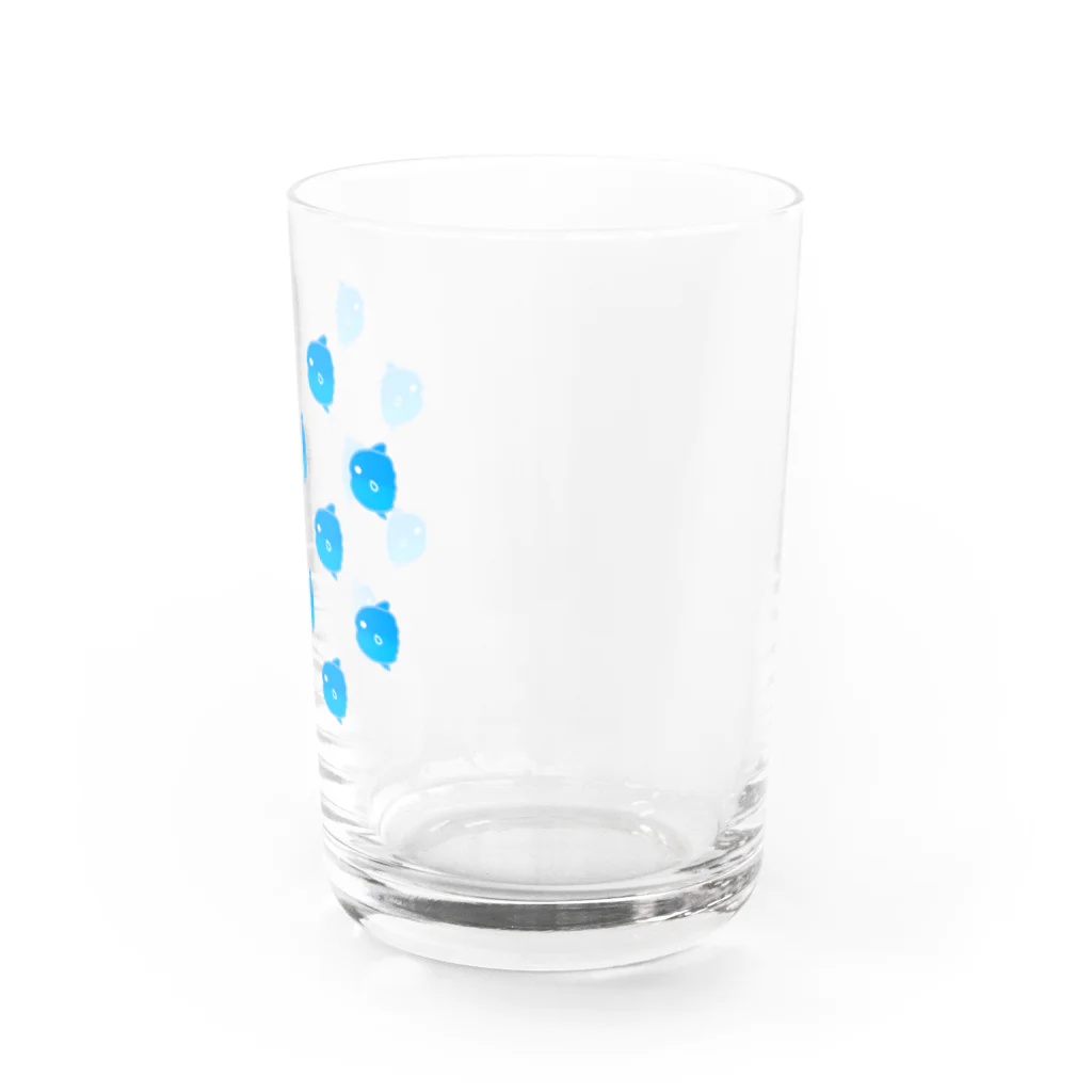 ゆめむすびののほほんマンボウの群れ Water Glass :right