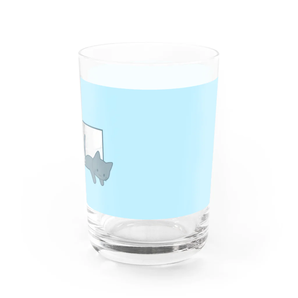 かわいいもののおみせ　いそぎんちゃくのとびだす猫 Water Glass :right