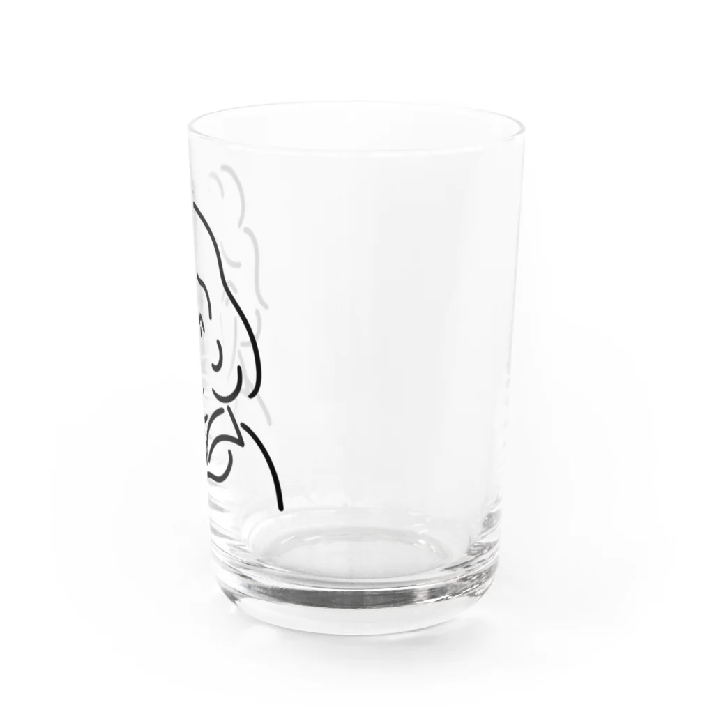 Aliviostaのベートーベン イラスト 3 Water Glass :right