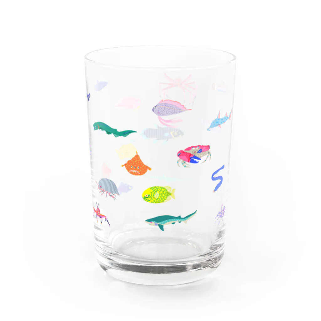 kyotsubeのカラフル深海生物 Water Glass :right