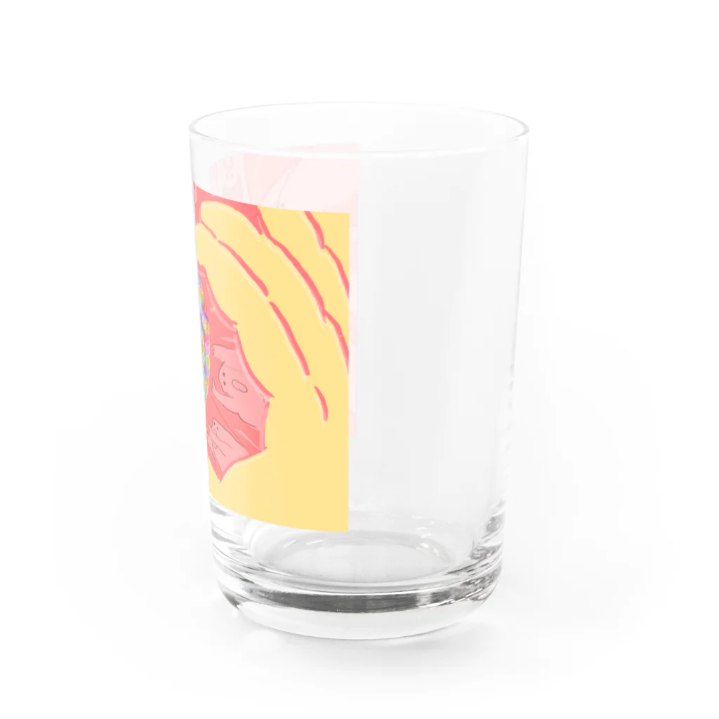 かわぐちです。のこ、この玉は？ Water Glass :right