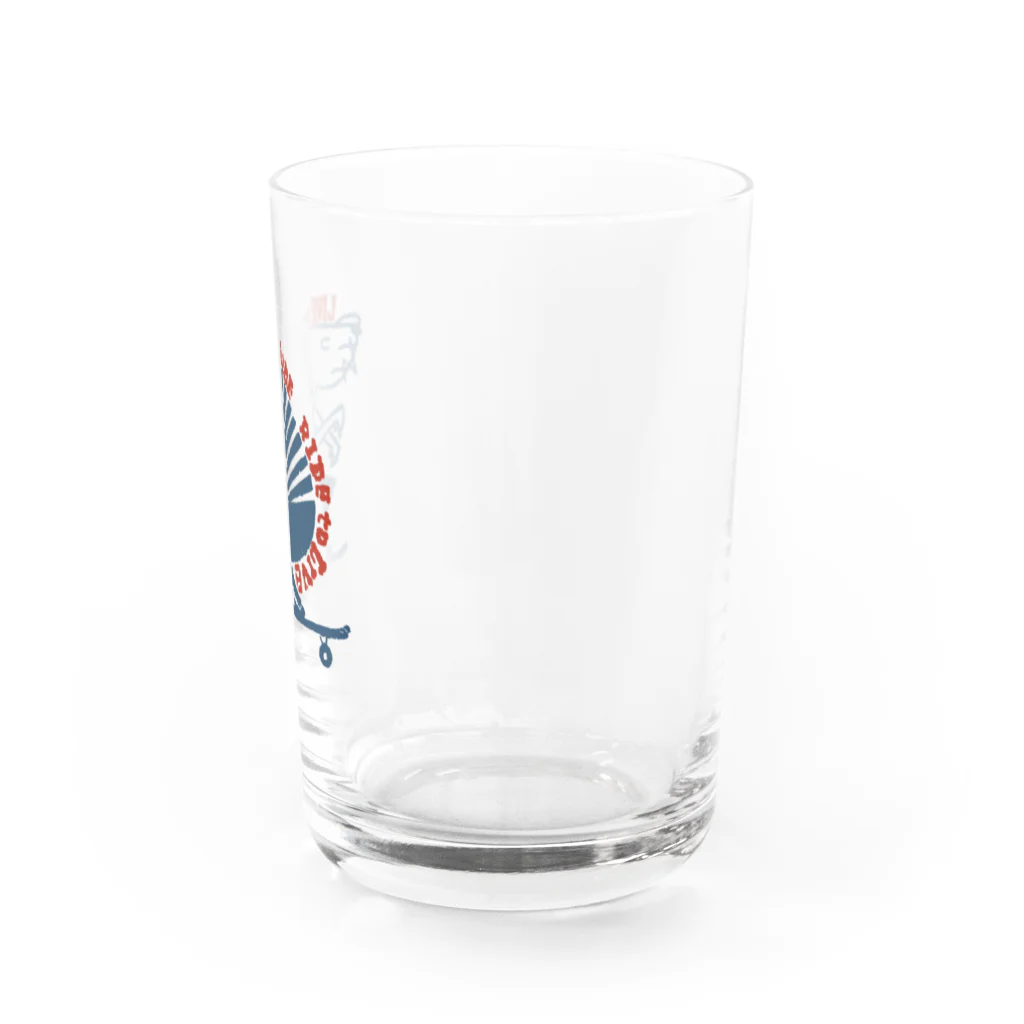 チノサーフアートのCaptain sk8 Water Glass :right