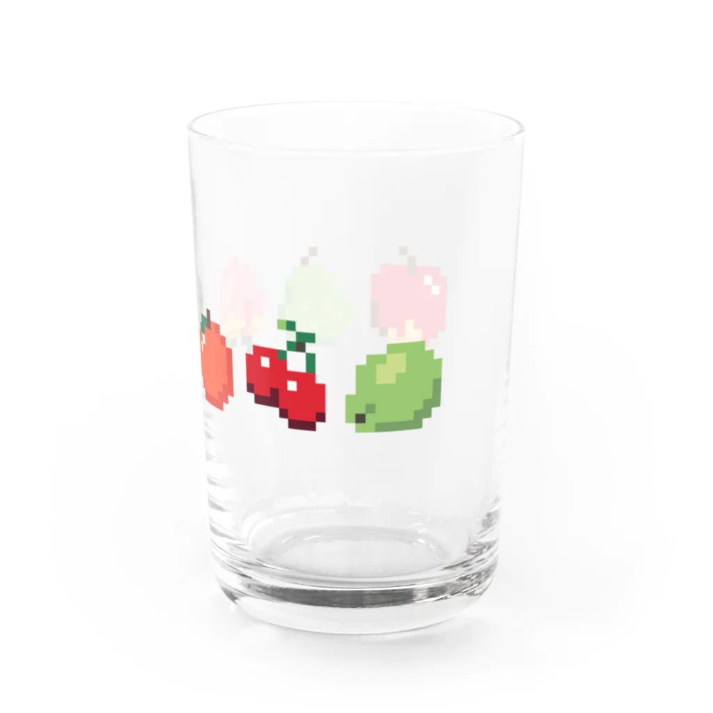 DOT DOT DOT by 宗のりこのドット絵フルーツ ヨコ Water Glass :right