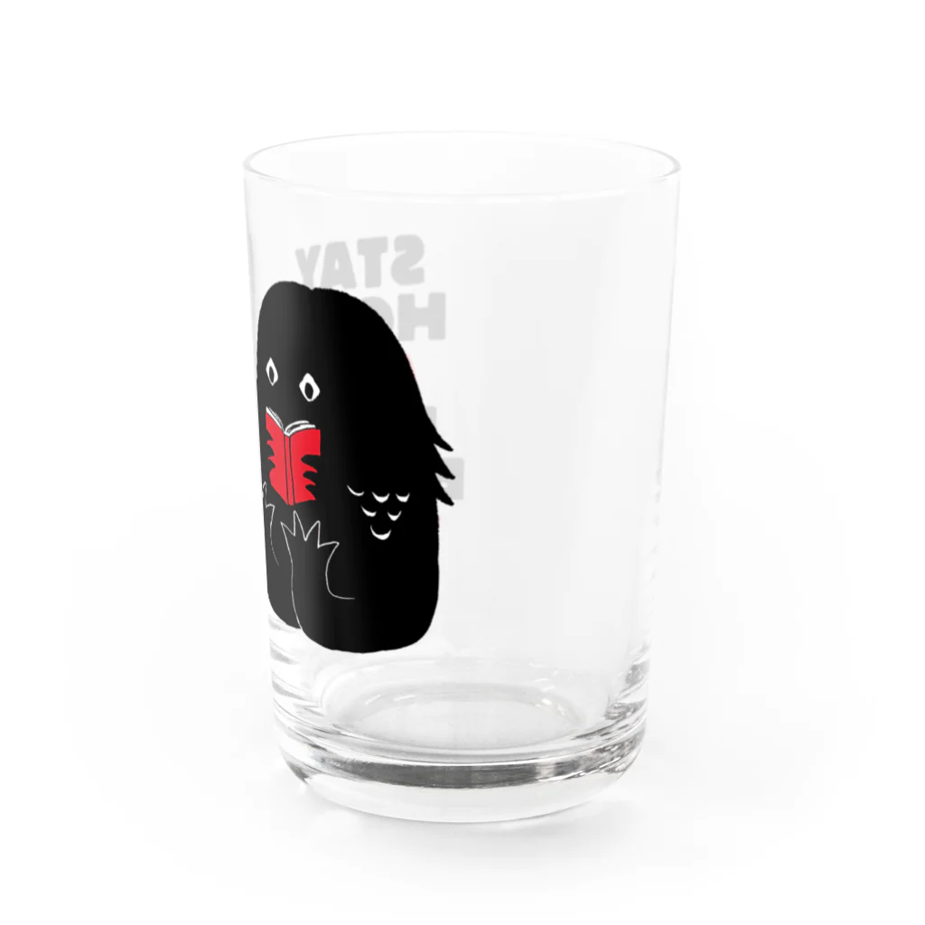 SAIWAI DESIGN STOREのアマビエ （STAY HOME AND READ BOOKS） Water Glass :right