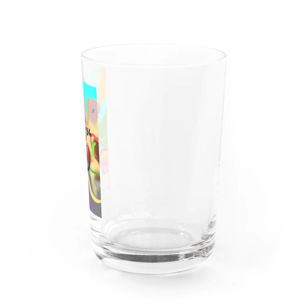 トーストのへんてこ Water Glass :right