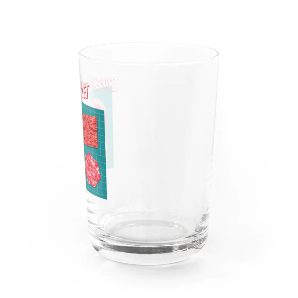 かじたのスーパーマーケット：肉 Water Glass :right