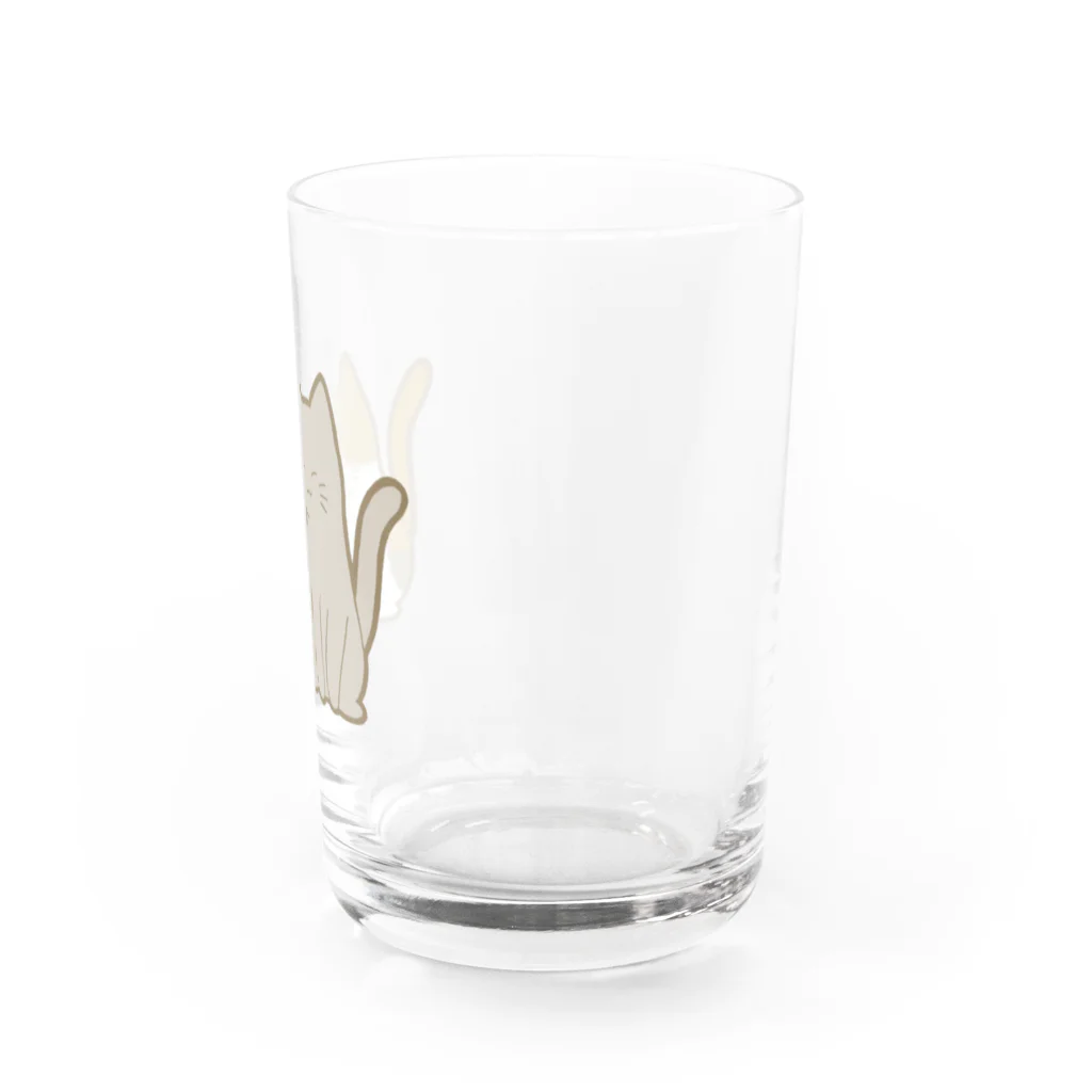 かわいいもののおみせ　いそぎんちゃくの仲良し猫　三毛&灰 Water Glass :right