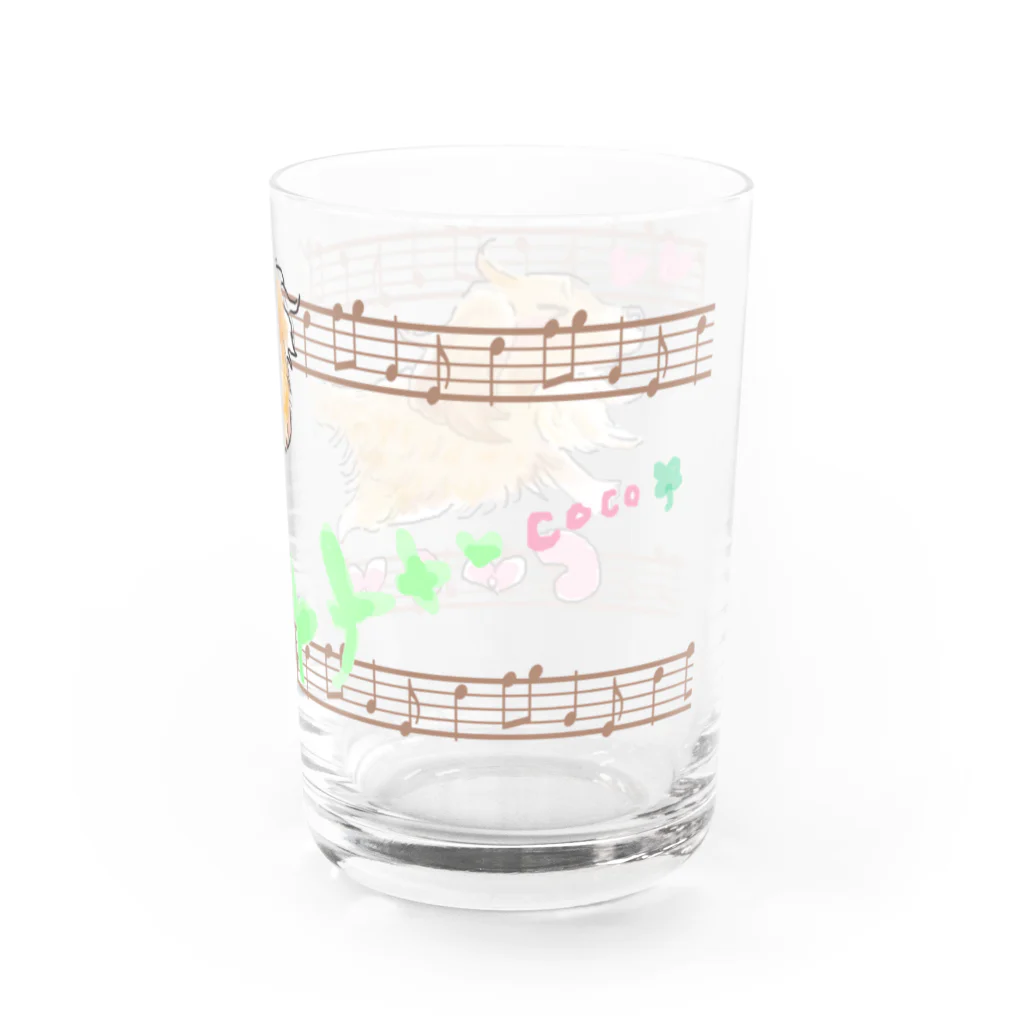 月兎亭のcocoちゃん Water Glass :right