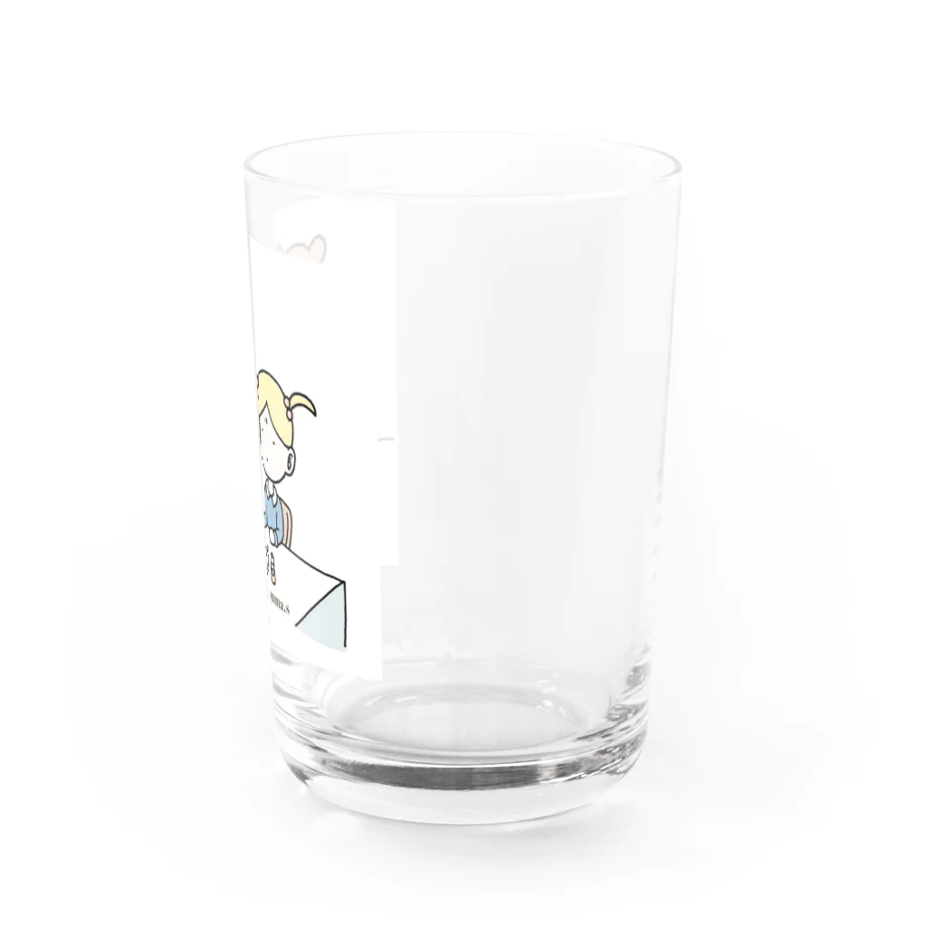 ベガのひつじのメンダコlovesパンケーキ Water Glass :right