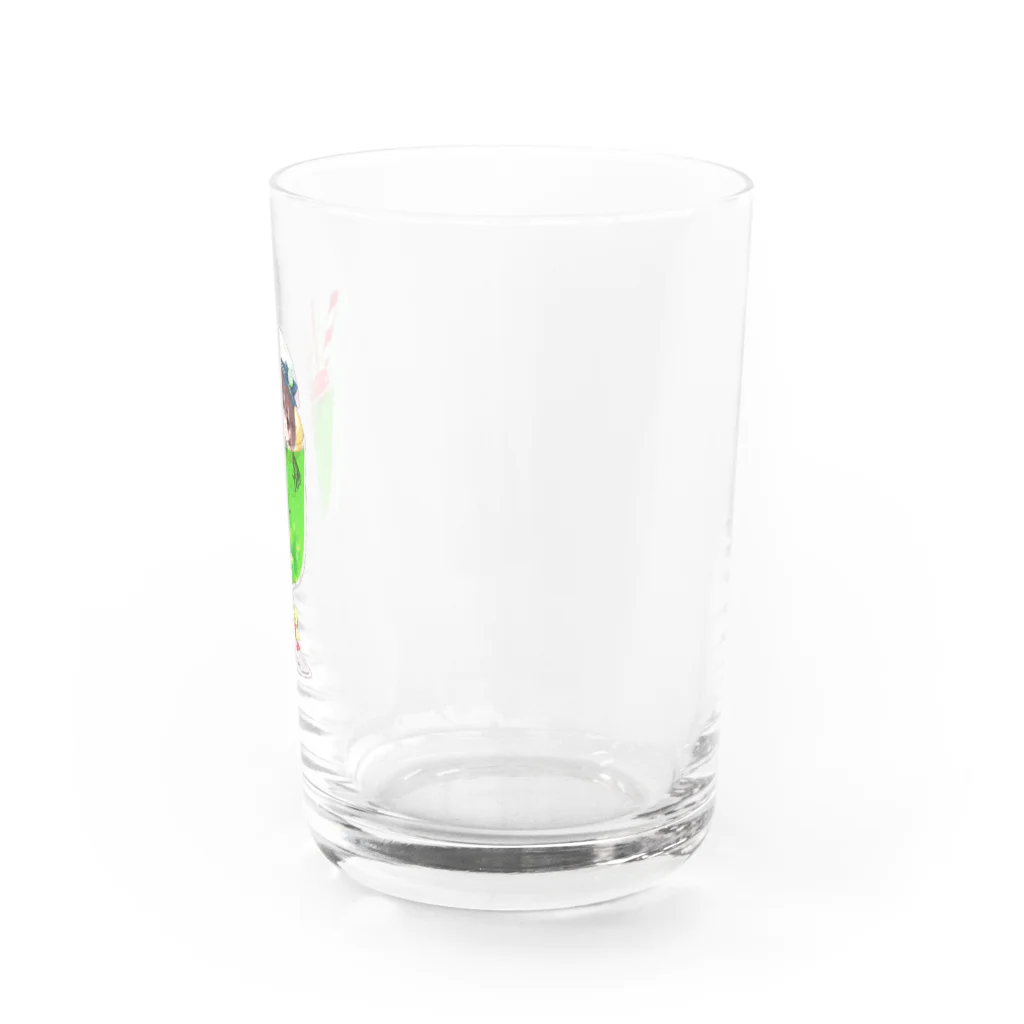 椎名めろん[melomelon]のメロンソーダ Water Glass :right