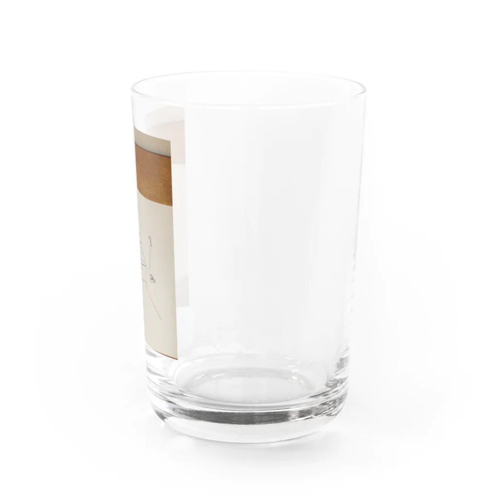 naninaのラフスケッチの風呂 Water Glass :right