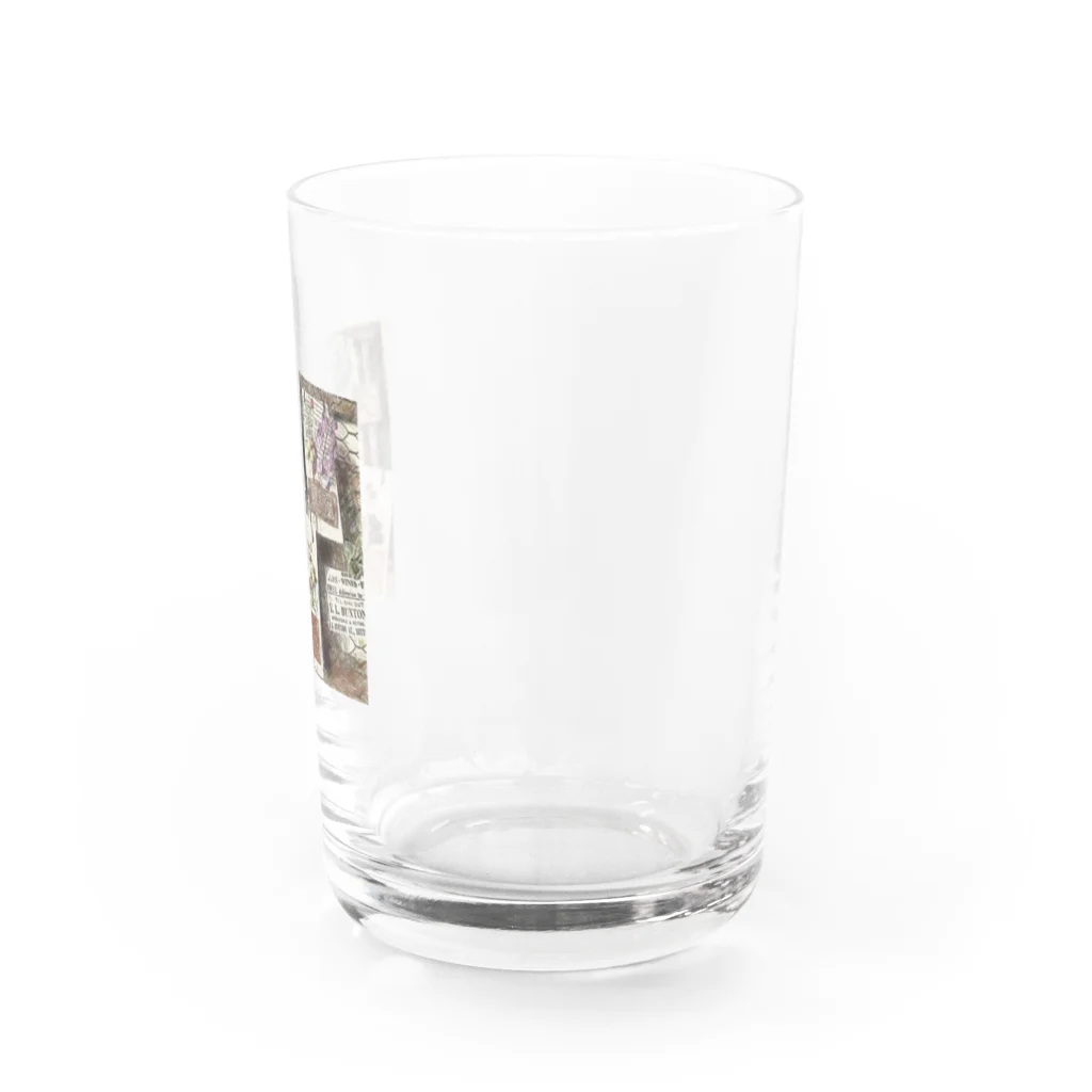 full  of funのフラワーコレクション・イラスト風（正方形） Water Glass :right