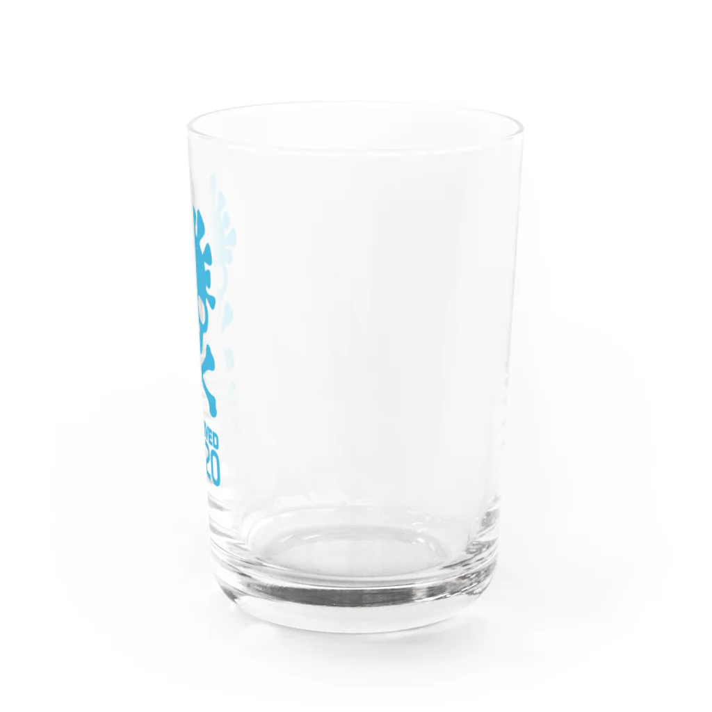 NOBODY754のSurvived 2020 (Blue) Water Glass :right