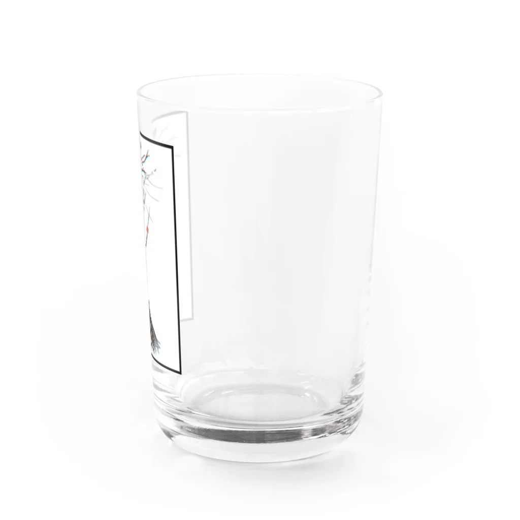 II色々屋さんの電柱の木 フチつき Water Glass :right