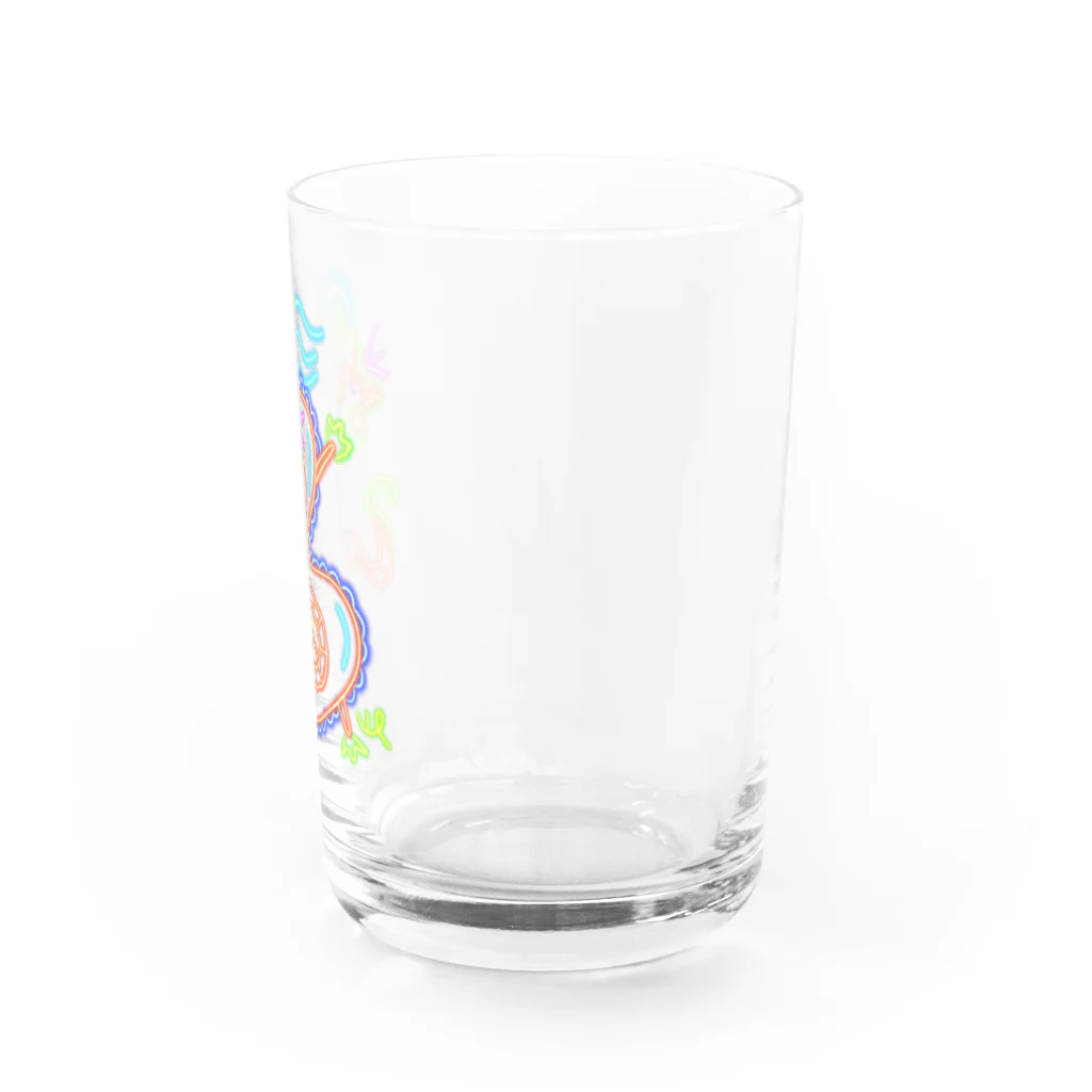 ビレイダオのネオン　龍 Water Glass :right