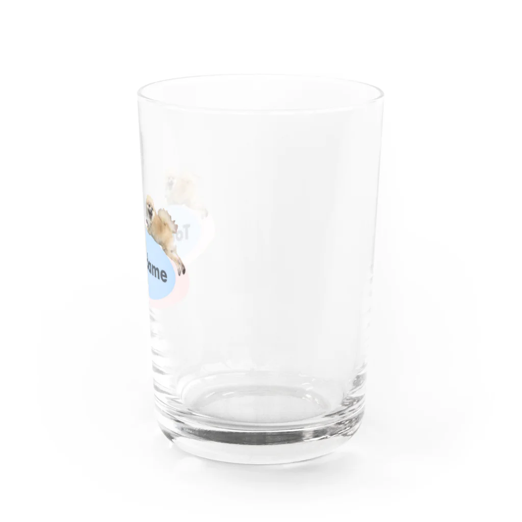 TOKISADAMEの２匹のトーストちゃん Water Glass :right