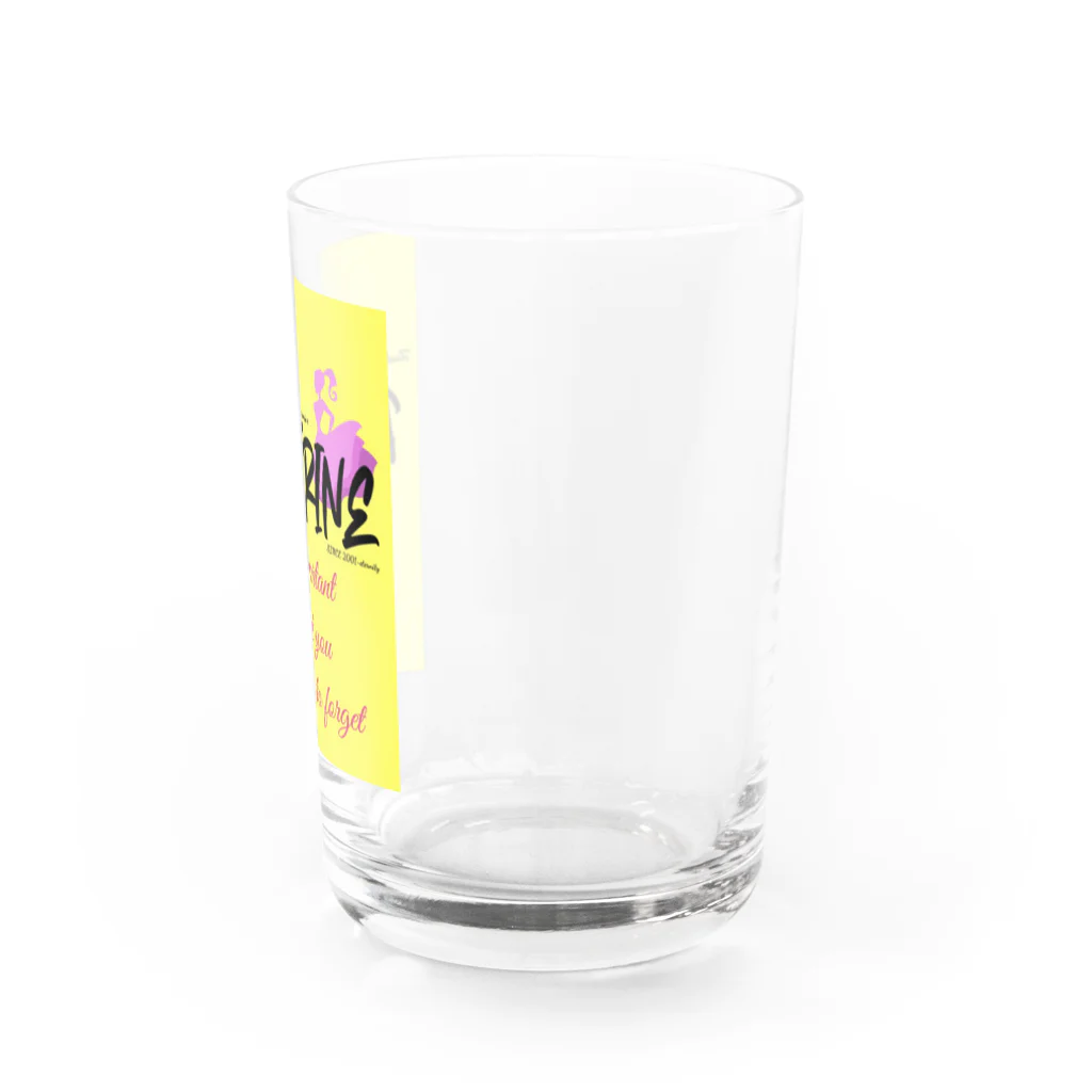 【Pink Rine】の【Pink Rine】オリジナル(yellow) Water Glass :right