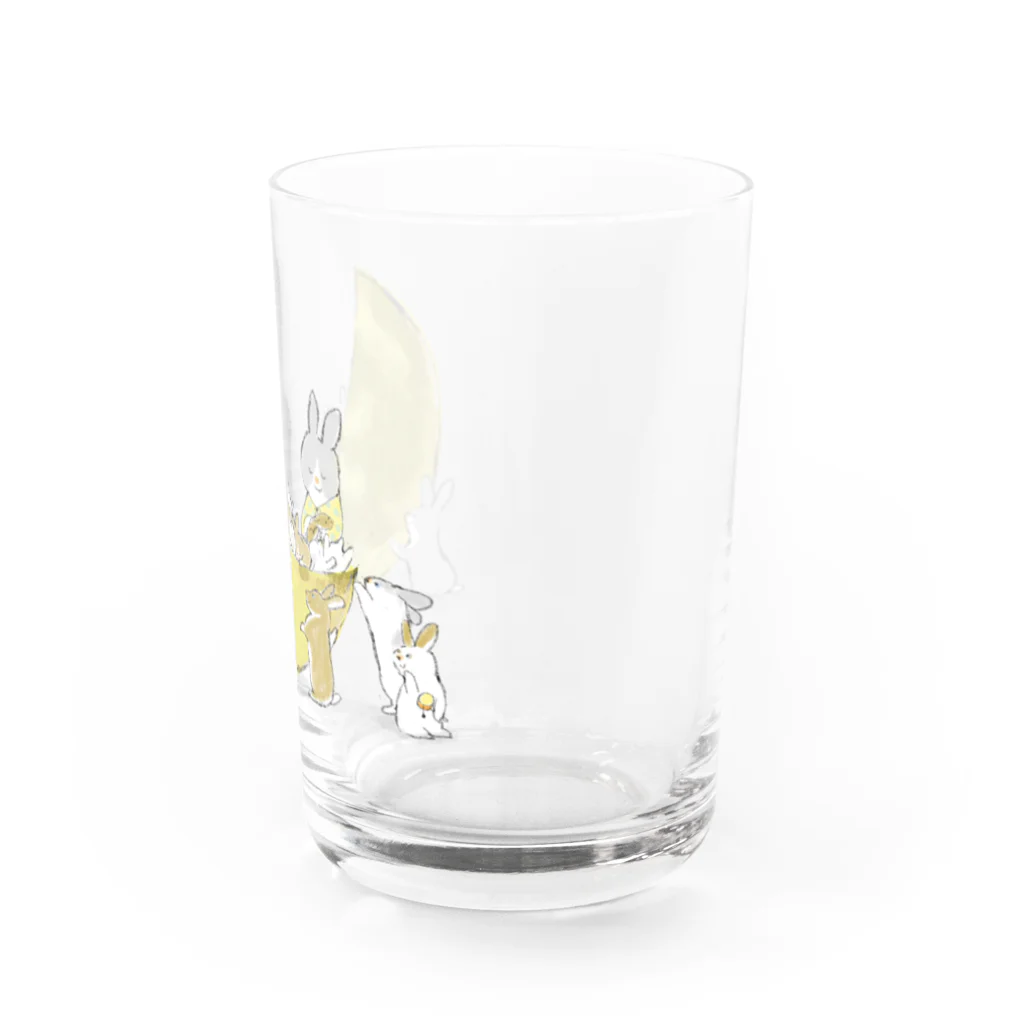 ももろ のベビーうさぎ Water Glass :right