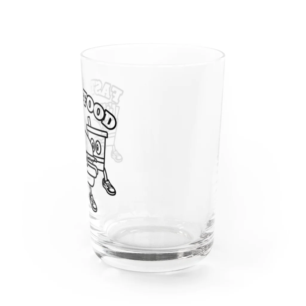 Candy Candyのfastfood_bros Water Glass :right