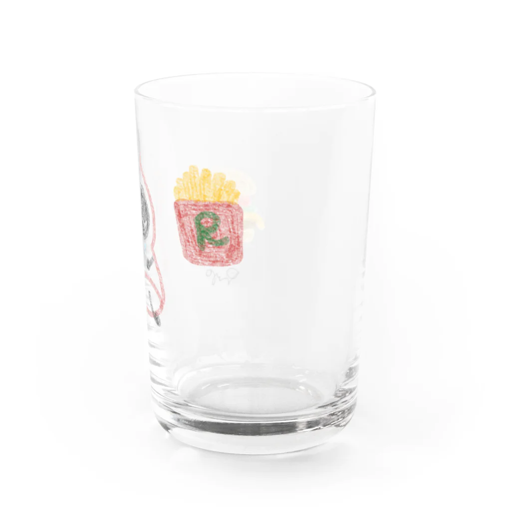 くっつきたがりの満腹 Water Glass :right