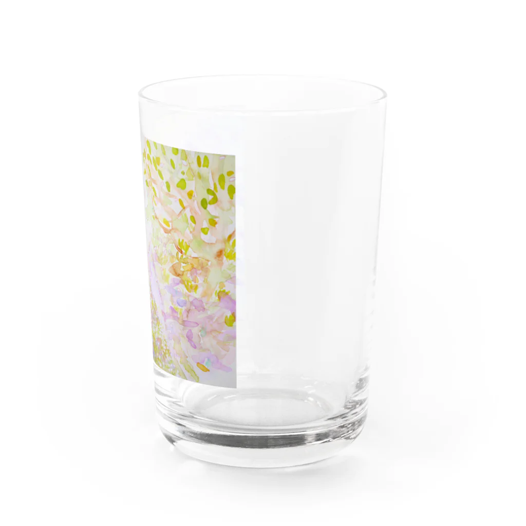 せど はるなのSUZURI shopの「花さかこども」 Water Glass :right