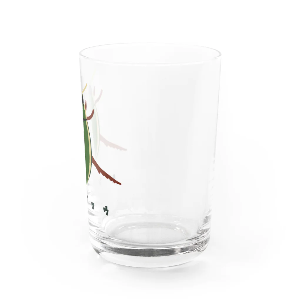 さちこの生物雑貨のゲンゴロウ Water Glass :right