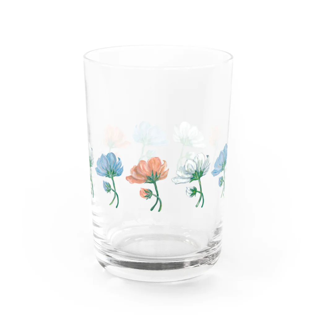 Asahi art styleの花花花 Water Glass :right