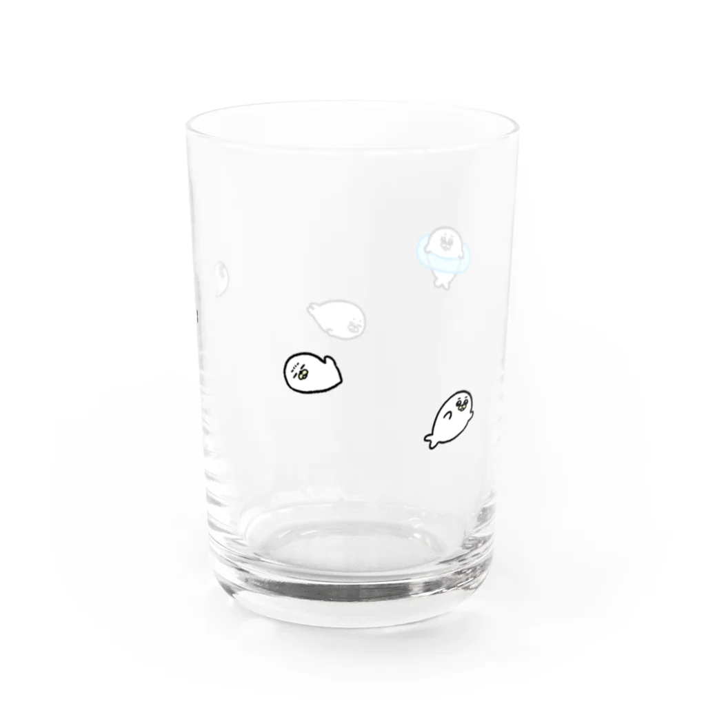 蓬来燕のぷかぷかあざらし Water Glass :right