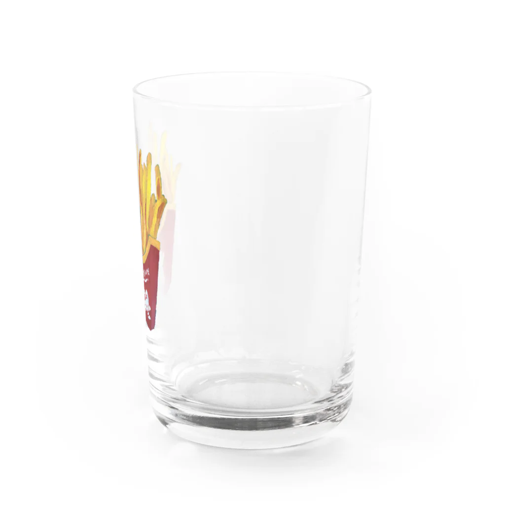 ヨシサコツバサのSTAY HOMEポテトフライ Water Glass :right