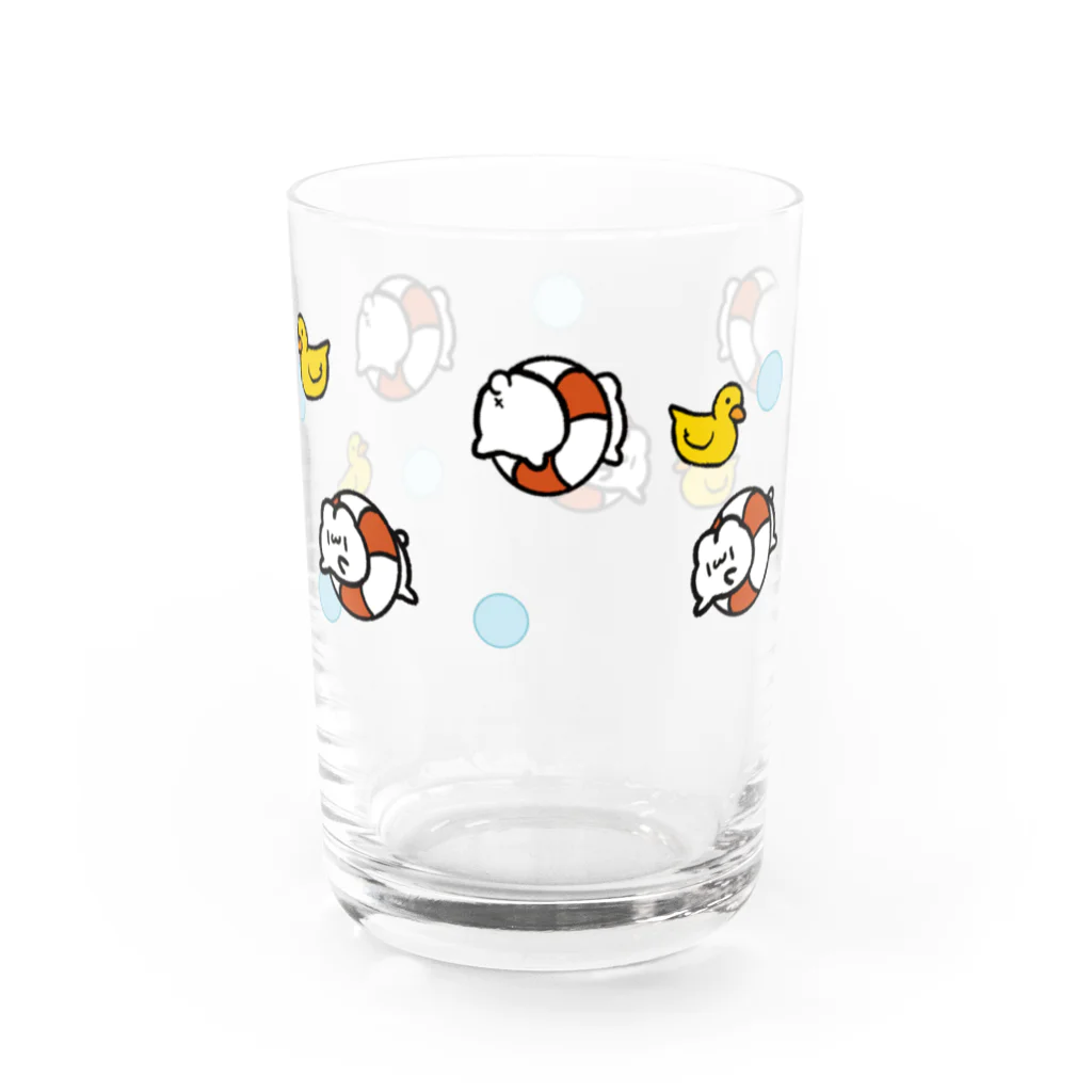 コッペパンうさぎのうさぎの夏 Water Glass :right