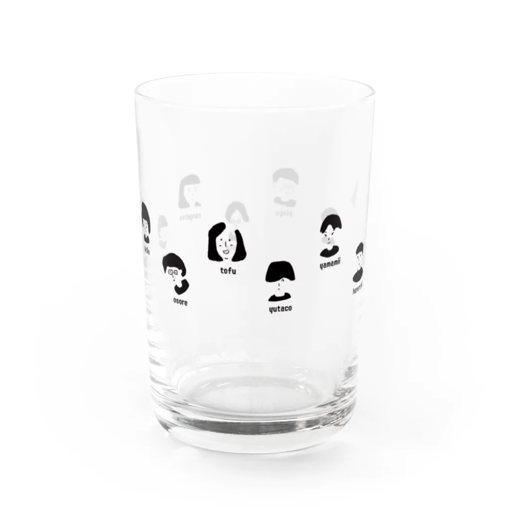 hirotaの嘘つきグラス（黒） Water Glass :right