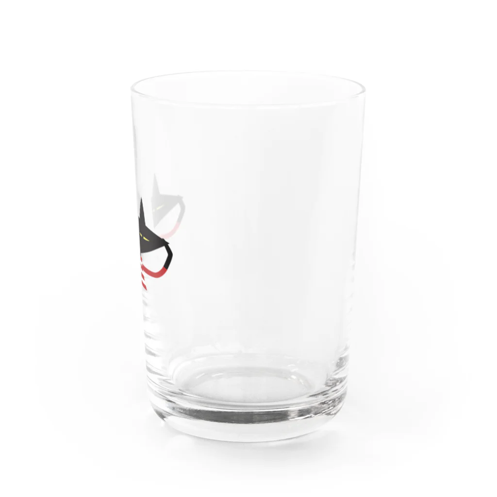 Qumi Nishioのクミン黒ねこ　 Water Glass :right