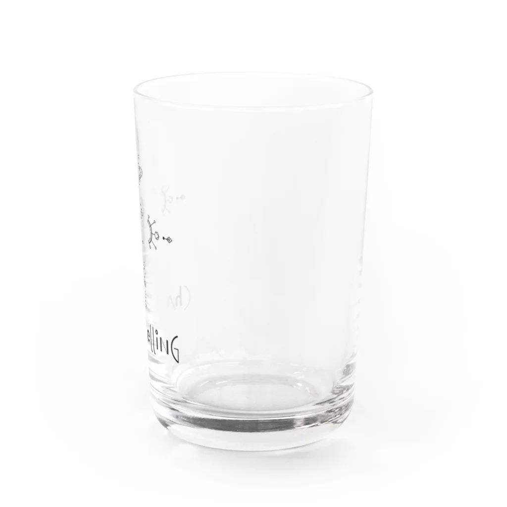 SANKAKU DESIGN STOREの宇宙からの交信。CHANNELING.A 黒 Water Glass :right