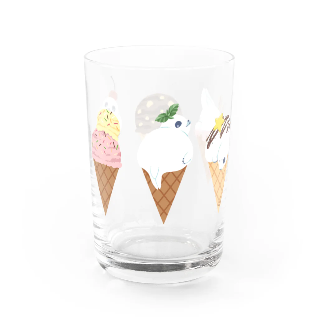 BARE FEET/猫田博人のアザラシアイス・グラス Water Glass :right