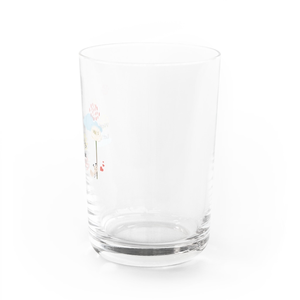 あかえほ & ちびそざいのアリさん Water Glass :right