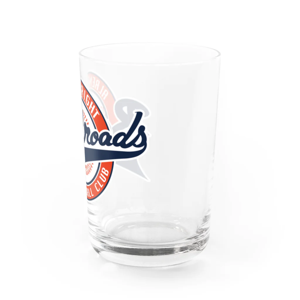 PoooompadoooourのRailroadsボールロゴ Water Glass :right