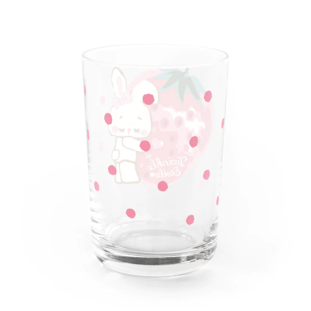 TwinkleEtoileのいちごうさぎのグラス Water Glass :right