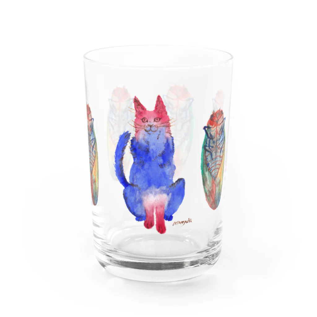 made blueのChat et cigale Water Glass :right