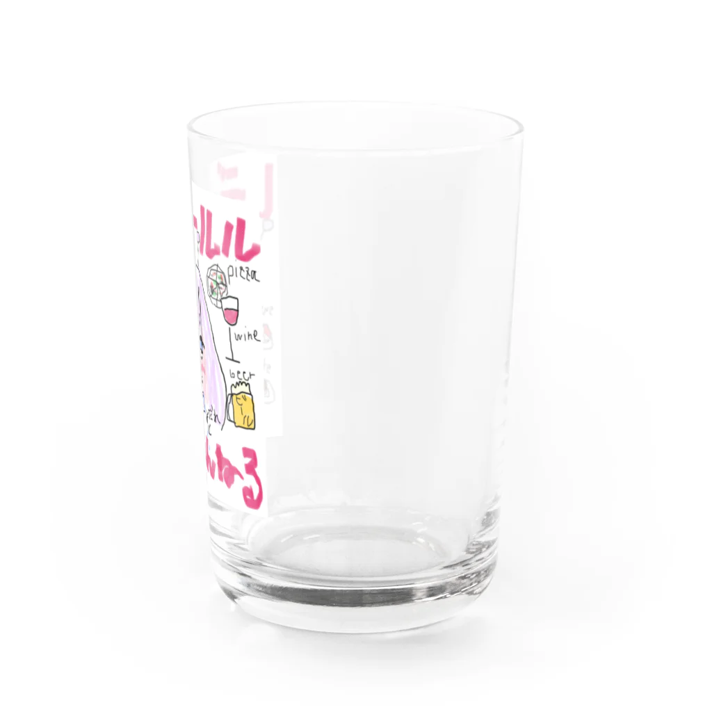 レディールルちゃんねる(The foodie lady Lulu)のレディールルちゃんねるグッズ☆ Water Glass :right