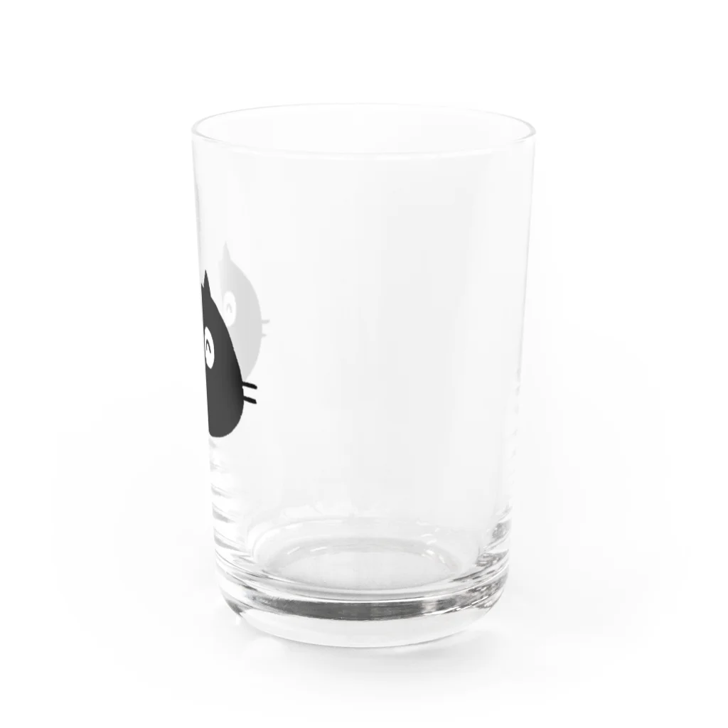 もこねこのまっくろにゃんごろー Water Glass :right