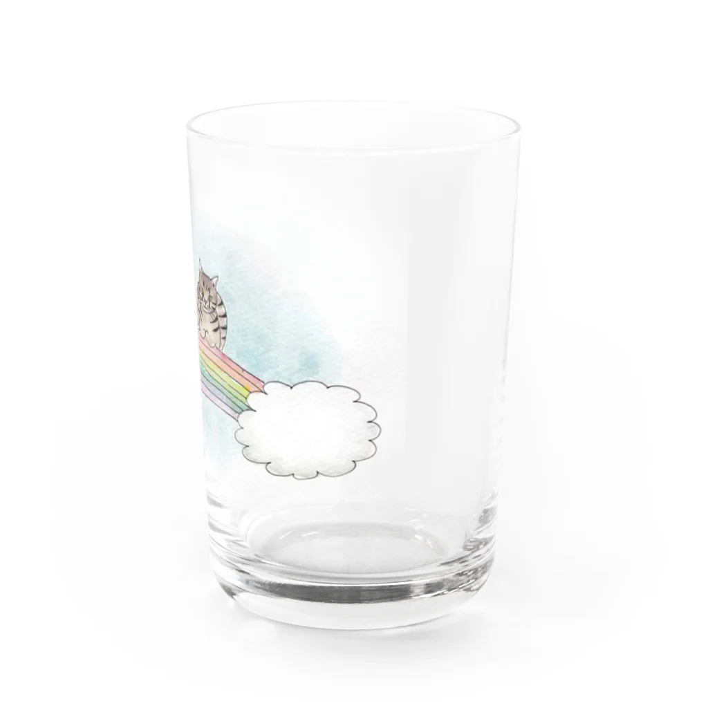 Ａｔｅｌｉｅｒ　Ｈｅｕｒｅｕｘの虹の橋のトロとクロ Water Glass :right